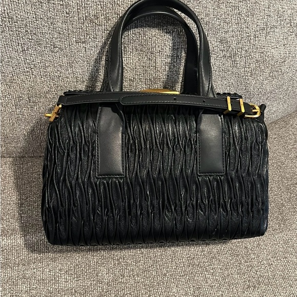 Donna Karan Amagansett Pleated Satchel - Picture 2 of 14